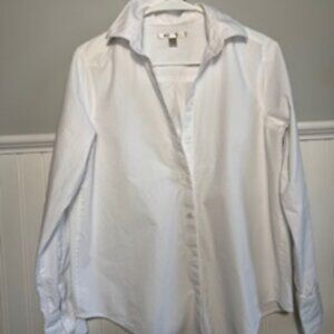 Banana Republic White Button-down